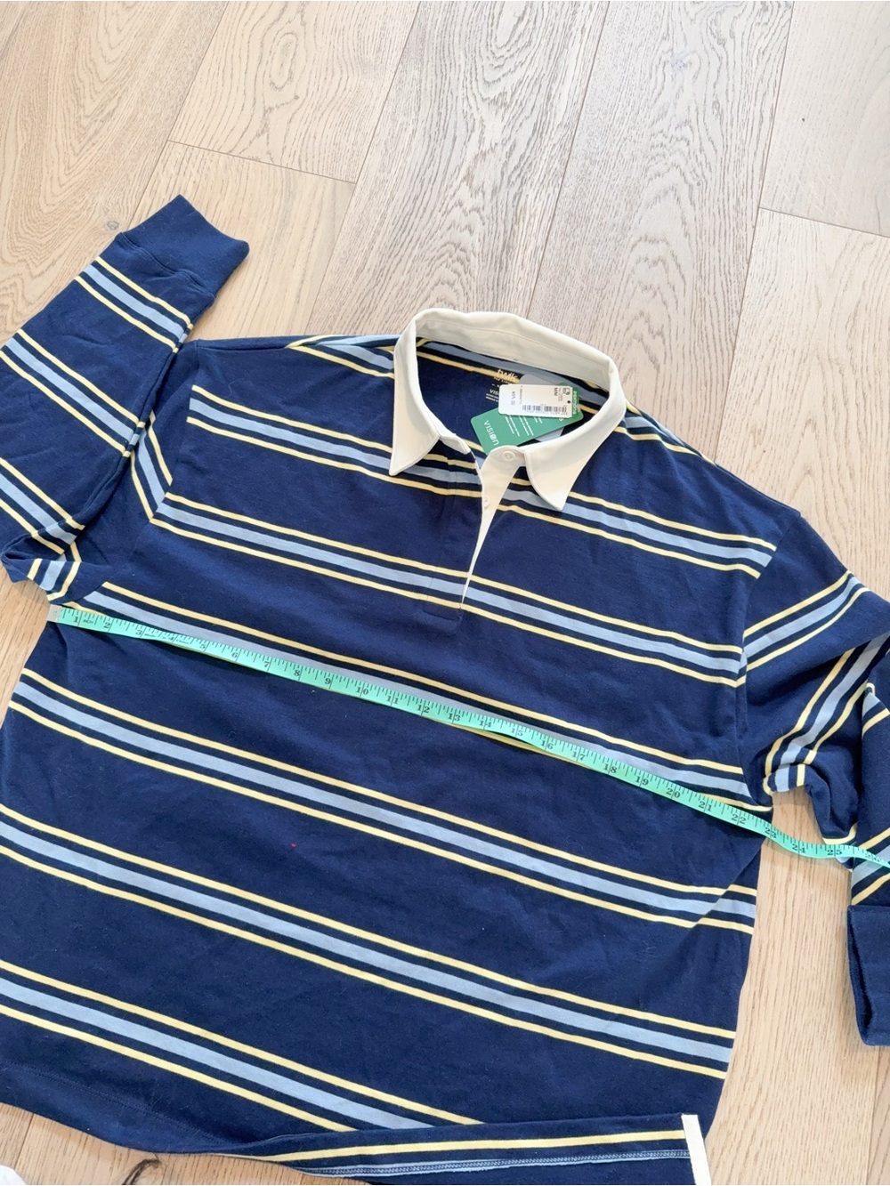 NWT 4673-225266 Simons twik longsleeve polo T-shirt M - Picture 3 of 5